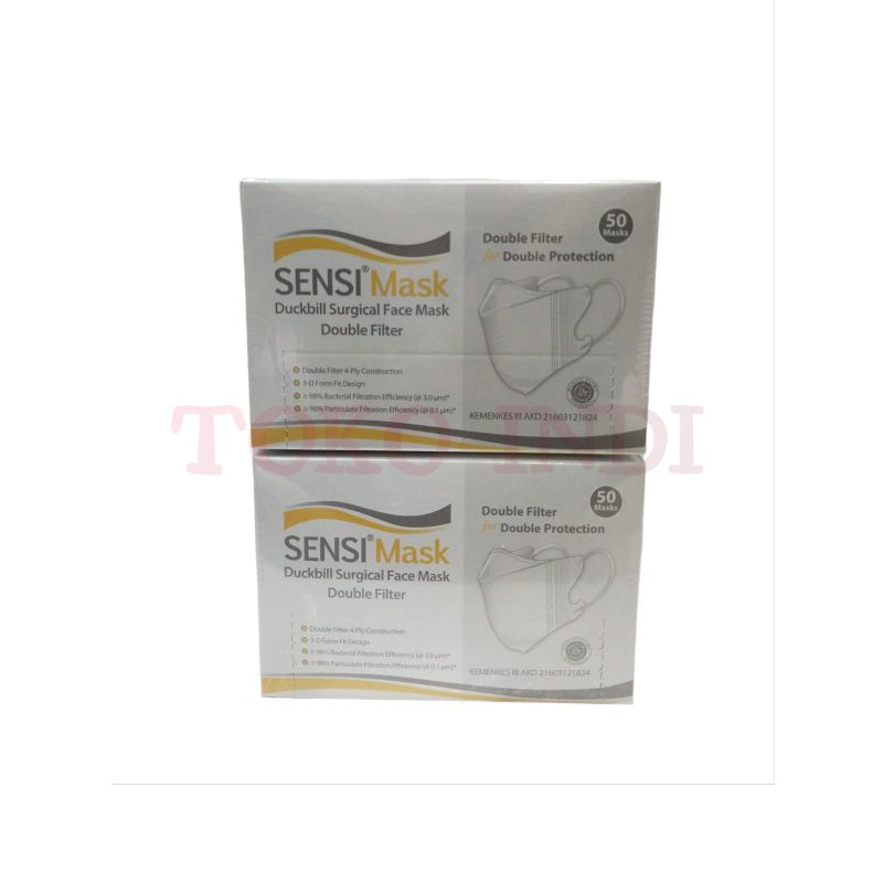 Masker Sensi Duckbill isi 50 pcs / Masker Duckbill