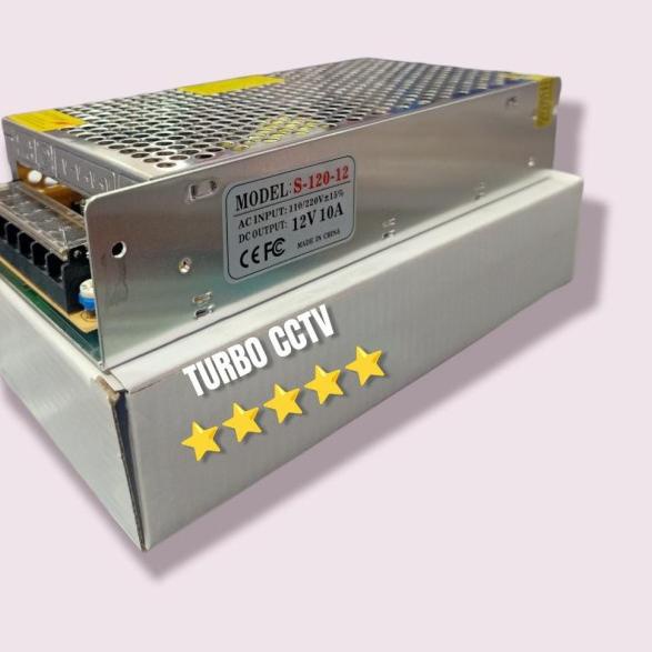 Power Supply Adaptor Switching 12V 10A / Trafo 12 Volt 10 Ampere