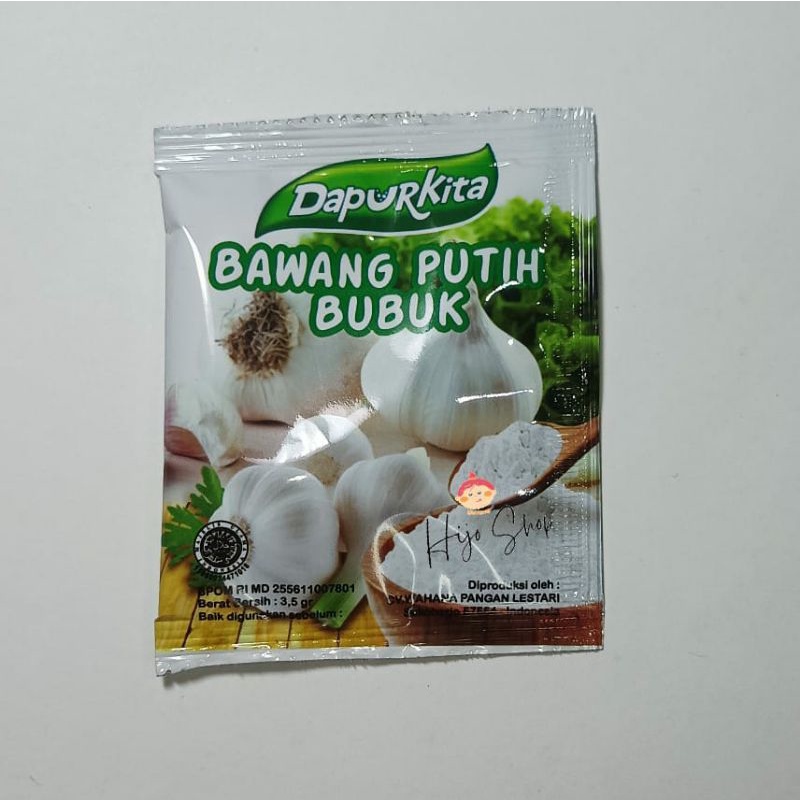 

Dapurkita Bawang Putih Bubuk 3.5g Bumbu Rempah Instan