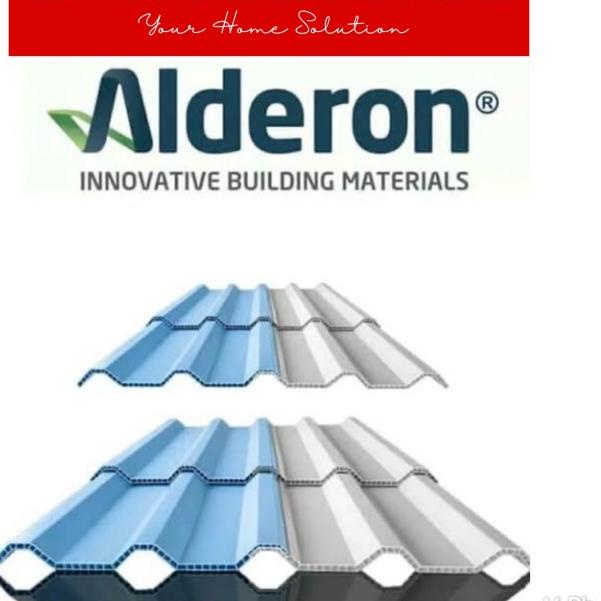 ATAP uPVC ALDERON R830 - DEPOK - ROOFTUFF 870, Putih