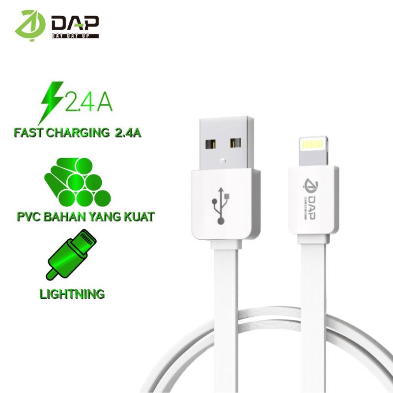 Dap Kabel Data Iphone Fast Charging Kabel Data Lightning Fast Charging DAP DL30