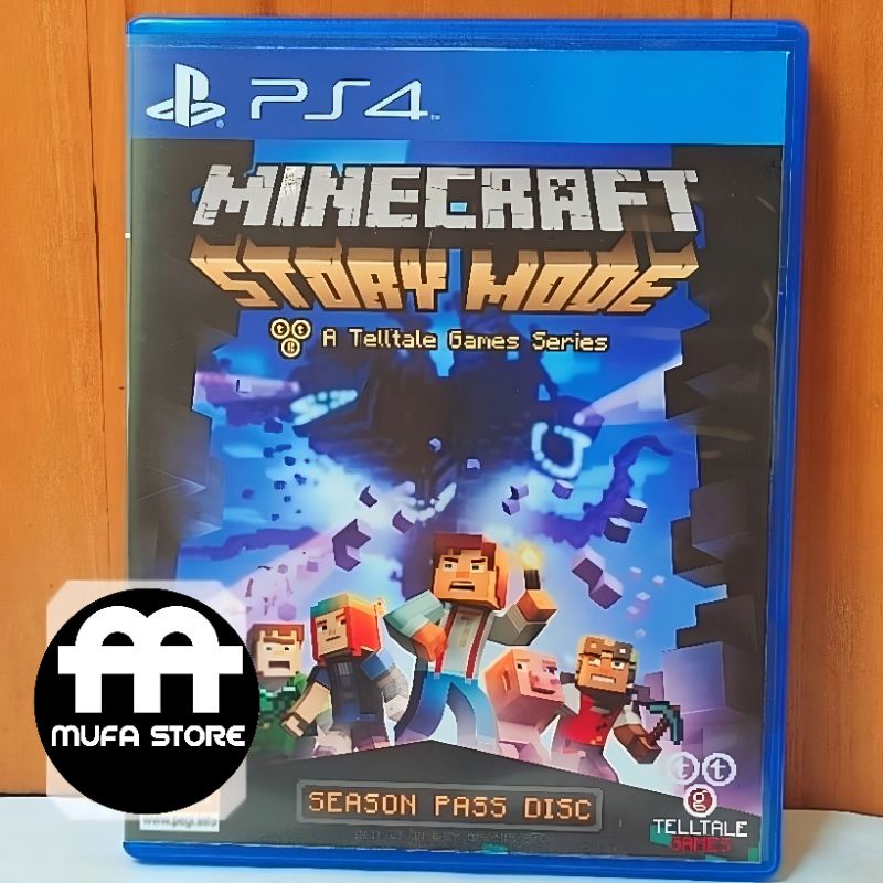 Kaset Game PS 4 - Minecraft : Story Mode