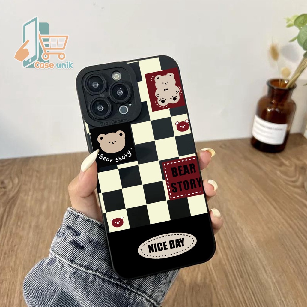 SS118 CASING SOFTCASE BEAR STORY VIVO Y02 Y12 Y15 Y17 Y16 Y15S Y01 Y20 Y20S Y12S Y22 Y22S Y21S Y33S Y32 Y30 Y50 Y30I Y35 Y51 Y71 Y71I Y75 Y55 T1 Y81 Y81C Y83 Y91 Y93 Y95 Y91C Y1S V20 V21 V23E V25 V25 E V25 V11 PRO Y72 5G CS4948