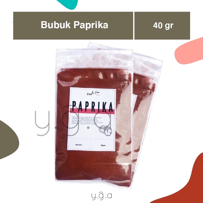 

Paprika Bubuk Paprika Powder 40gr
