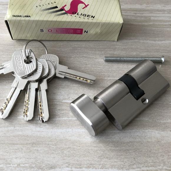 Silinder kunci knob 60 mm / SILINDER KUNCI TOILET KNOB 60 mm SOLIGEN