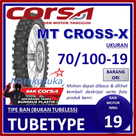 CORSA MT Cross X 70/100 - 19 Tubetype (TT)