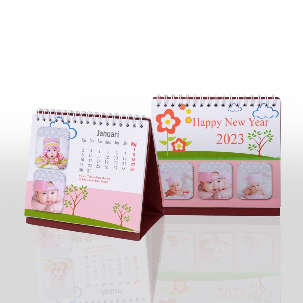 Kalender Duduk Custom