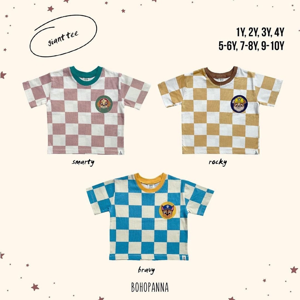 BOHOPANNA GIANT TEE / OVERSIZE TEE ANAK / kaos anak