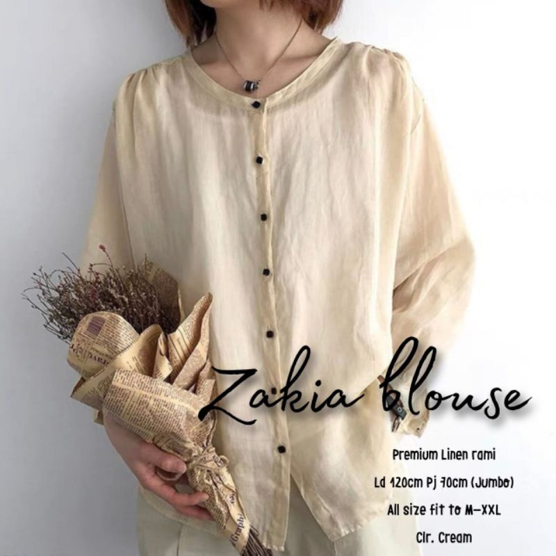 ZAKIA BLOUSE TERBARU