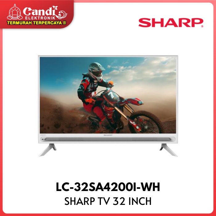 SHARP Analog TV 32 Inch HD Ready TV with LED Backlight  LC-32SA4200I-WH