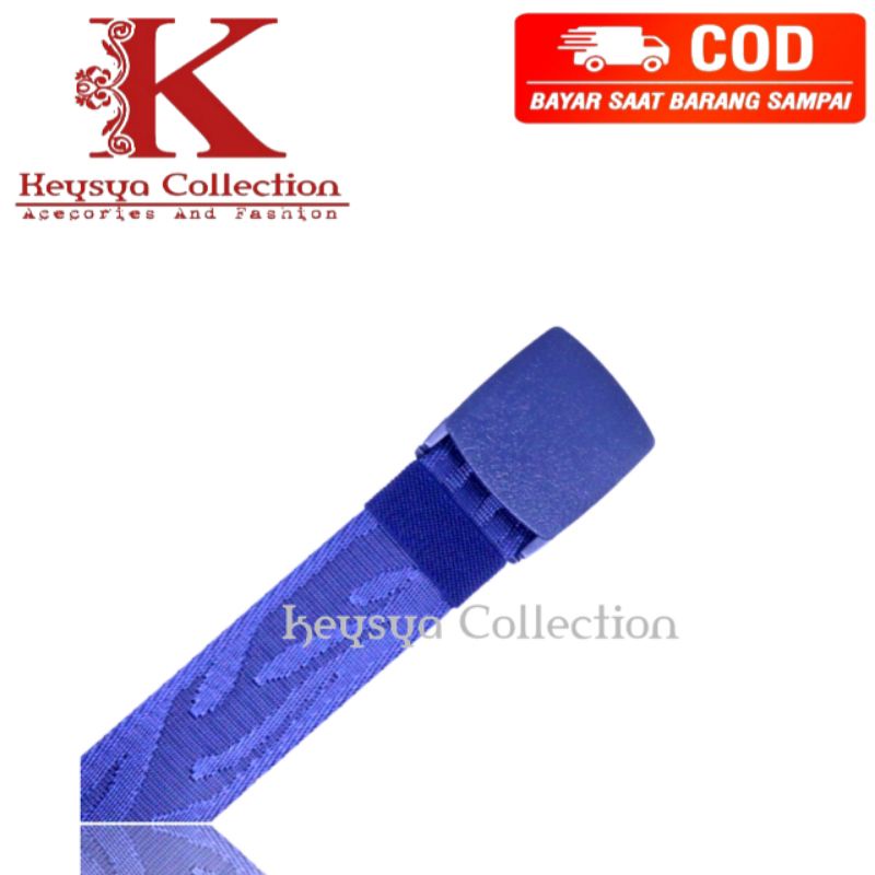 ikat pinggang pria kanvas nylon sabuk pria metal anti detector