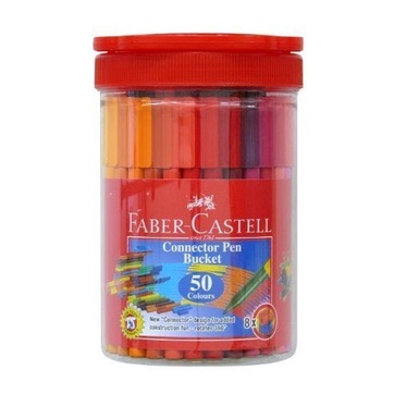 

Connector Pen 50 Warna Faber Castell Jar / Botol