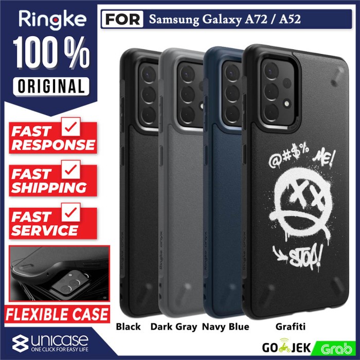 Hardcase Case Samsung Galaxy A52 / A72 Ringke Onyx Tpu Softcase Casing