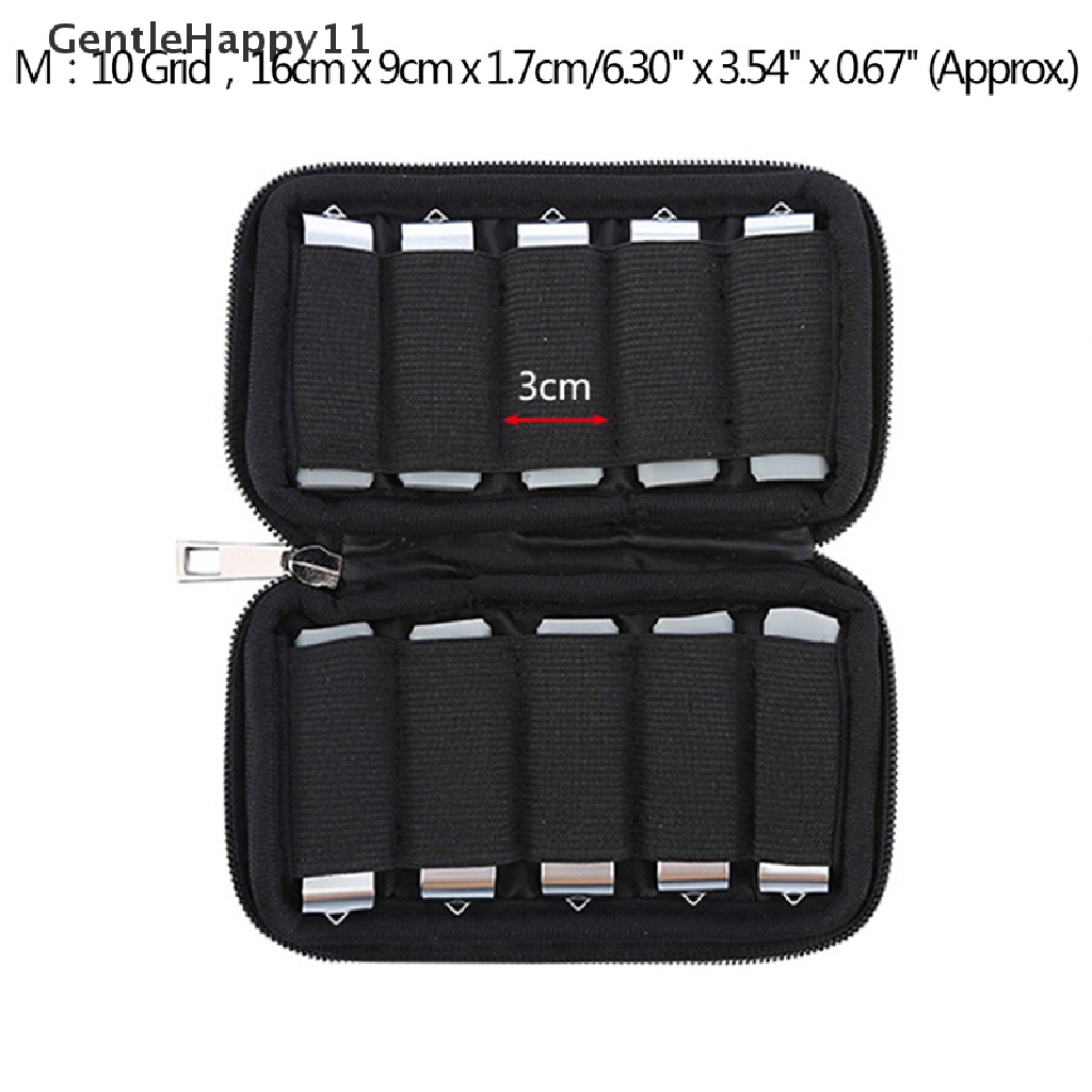 Gentlehappy Portable U Disk Holder USB Flash Drives Organizer Case Tas Penyimpanan Pelindung id