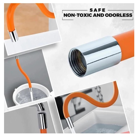 Selang Flexible 360 Derajat 30CM Ekstensi Keran Air Universal 1/2 Inch Pipa Kran Fleksibel Pipa Arah Otomatis