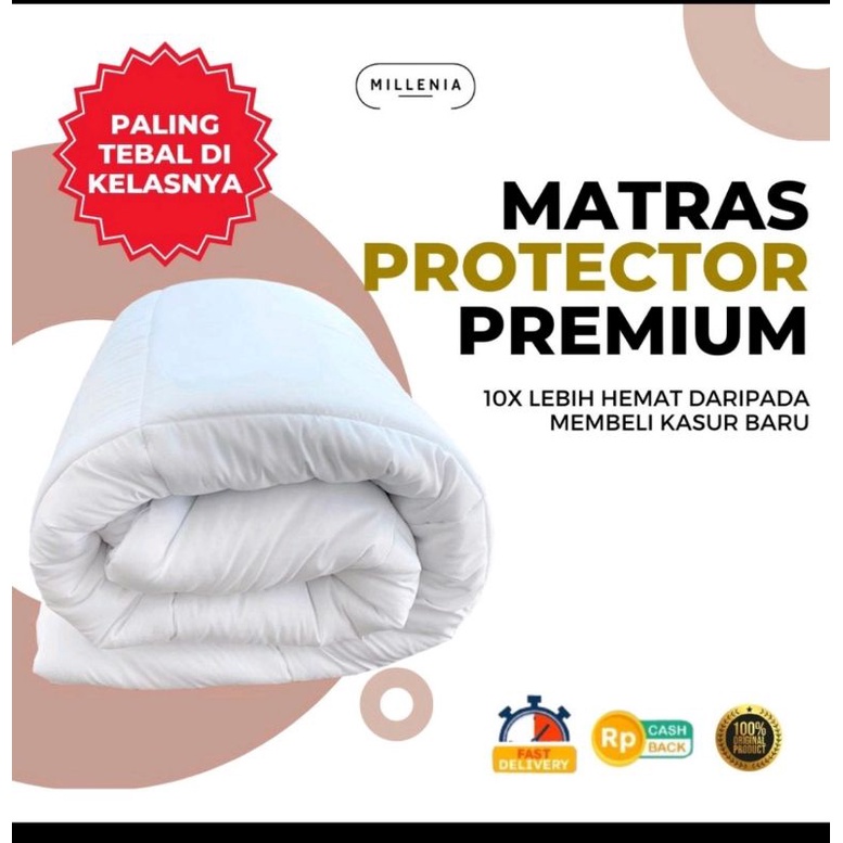 Matras protector Premium original lembut dan tebal  membuat kasur lebih nyaman