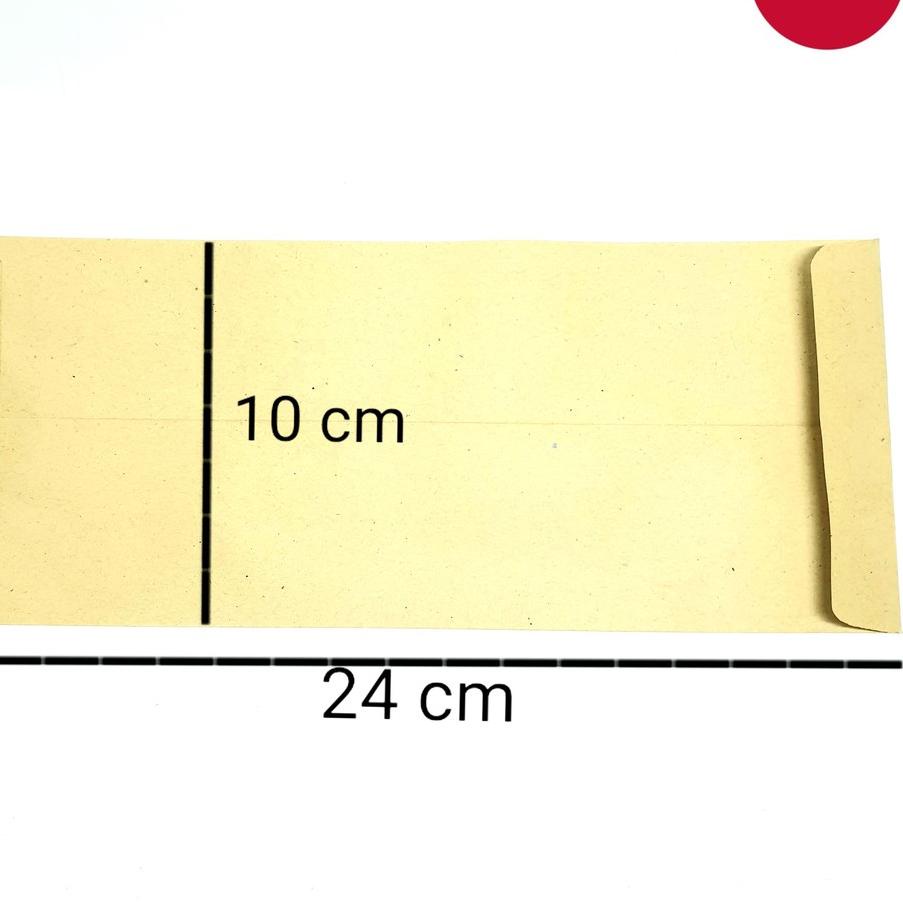 

ば (ISI 100 Lembar)Amplop/Envelope/Surat Coklat Bagus Premier Samson A(10cm×24cm) く
