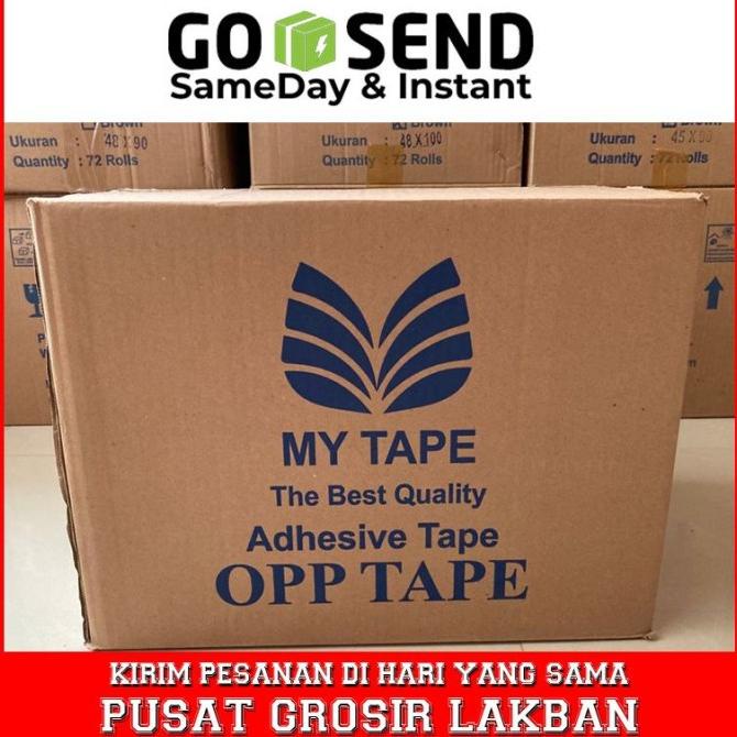 

lakban bening/coklat 48mm x 90 yard setara daimaru