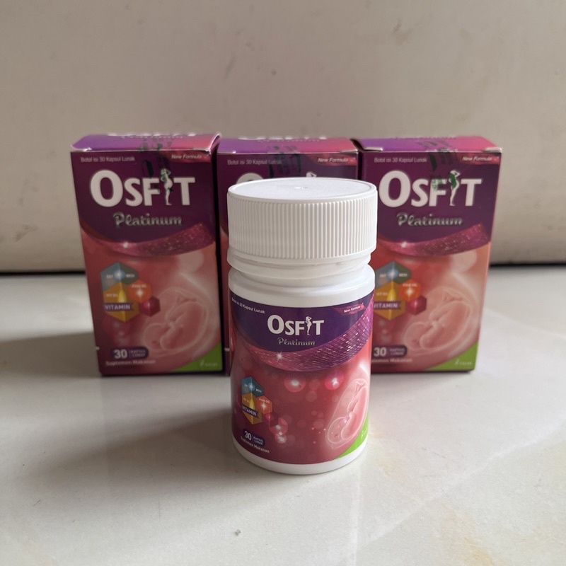 Jual Osfit Platinum 30 Kapsul Multivitamin Ibu Hamil Expired 2024
