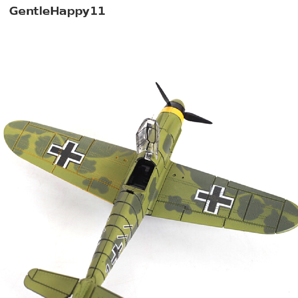 Gentlehappy 1pc1per48 Skala Merakit Mainan model Tempur Pesawat Tempur diecast war-II id