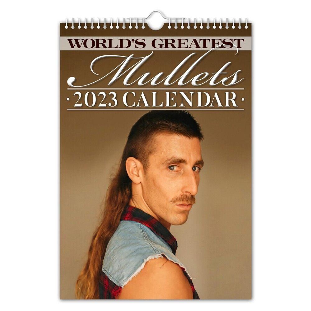 Preva Terbesar Sedunia Mullets Time Planning Creatures Kalender Kantor Dapat Digantung Jadwal Dinding