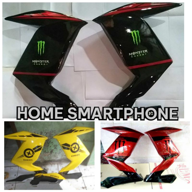 Sayap half fairing Yamaha Byson carbu model z250