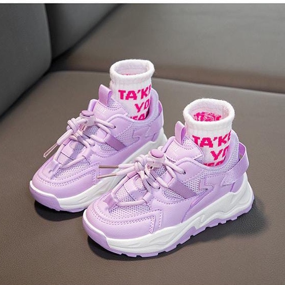 [Tokobig] Kubi Sepatu Anak Perempuan Sepatu Anak Import Sneakers Anak Ukuran 26-37 Usia 3-9 Tahun TOP PRODUK - live pagi siang malam