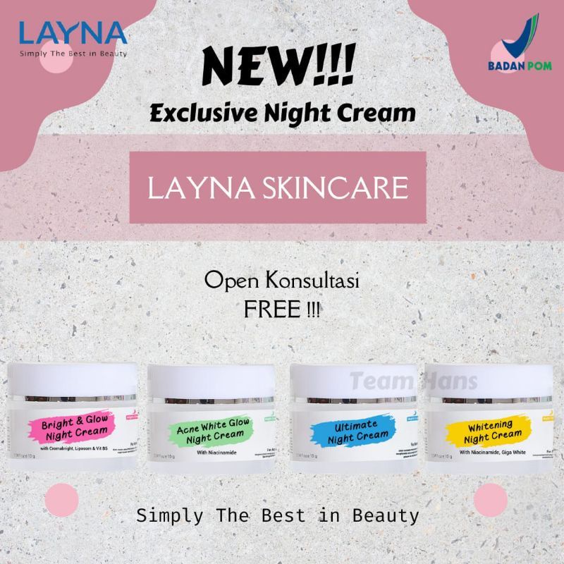 TERLARIS ! LAYNA SKINCARE BPOM / PAKET AMPUH CEPAT UNTUK MEMUTIHKAN DAN MENCERAHKAN / MENYEMBUHKAN JERAWAT / UNTUK KULIT IRITASI / PENUAAN DINI