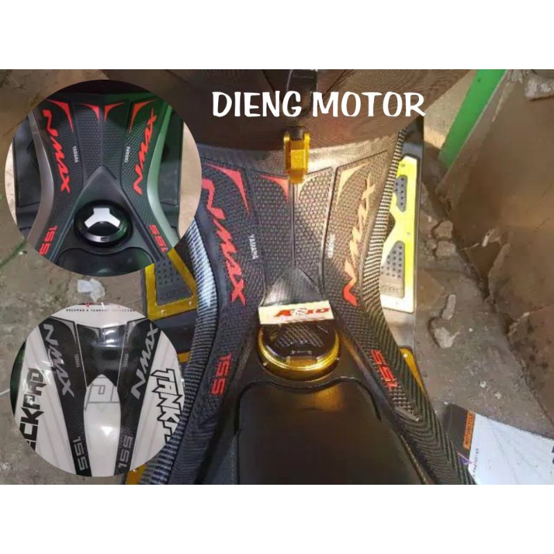 Tankpad nmax 2016-2019 pelindung alas kaki yamaha nmax 155 karet