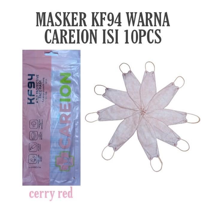 MASKER KF94 CAREION WARNA 4Ply Isi 10 Pcs