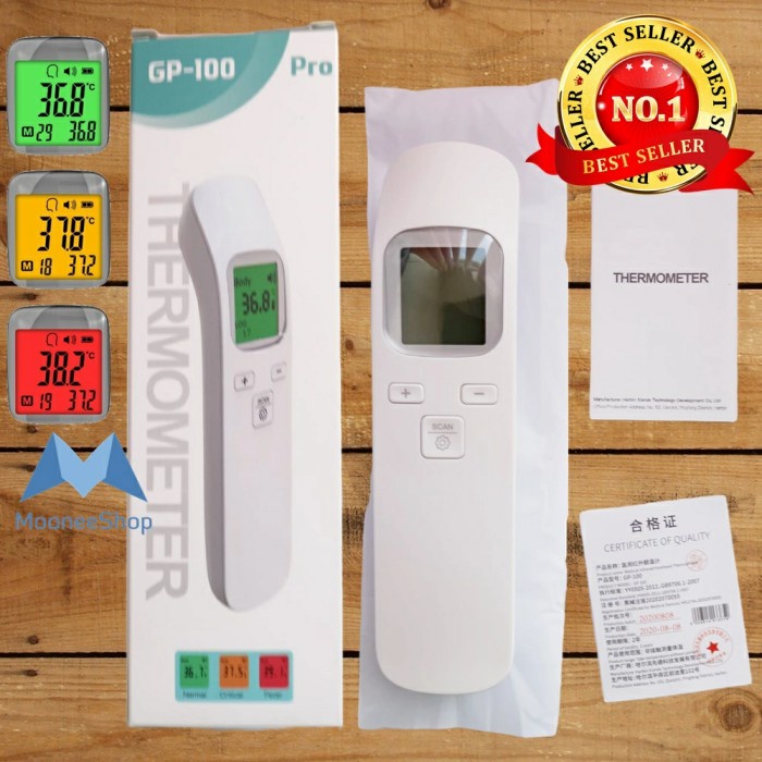 Term Thermometer Suhu Badan Termometer Infrared Non Contact Gp-100