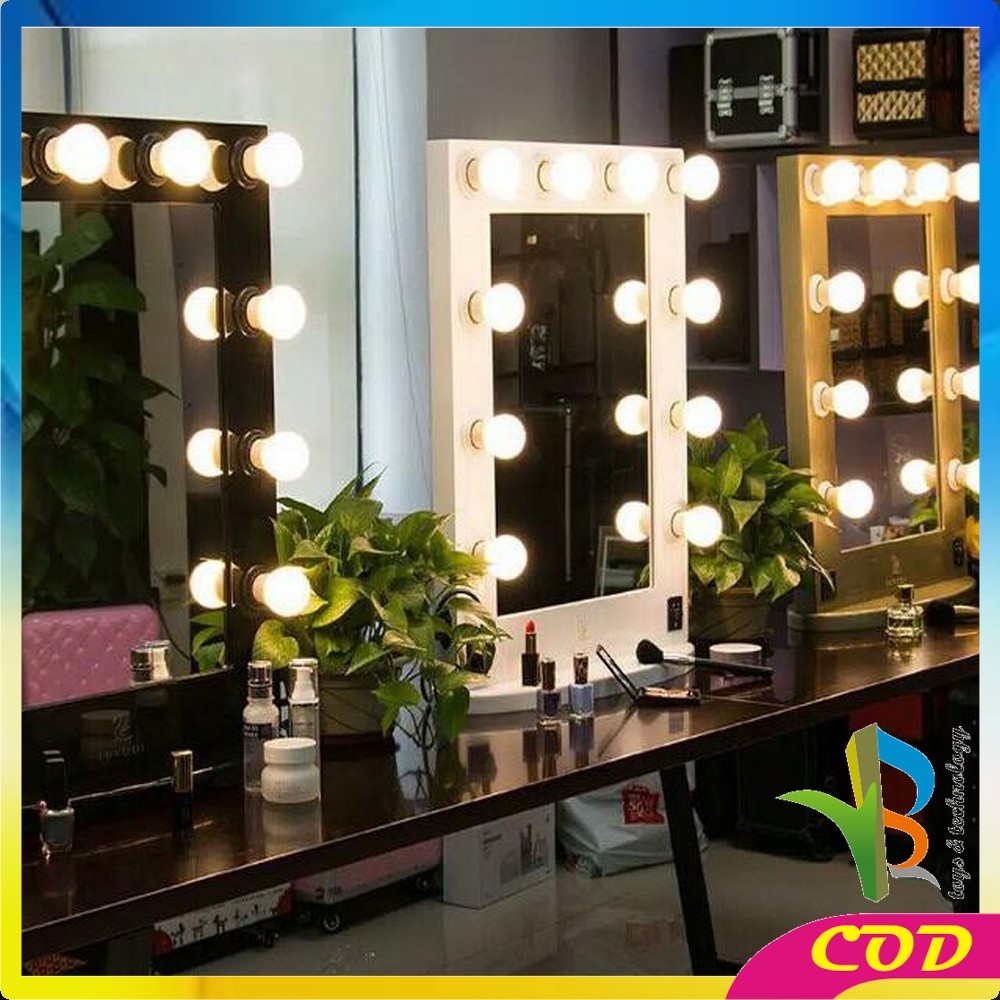 RB-K2 Lampu Led Meja Rias Make Up | Lampu Kaca Rias Vanity Mirror Light ( 10 Bohlam )
