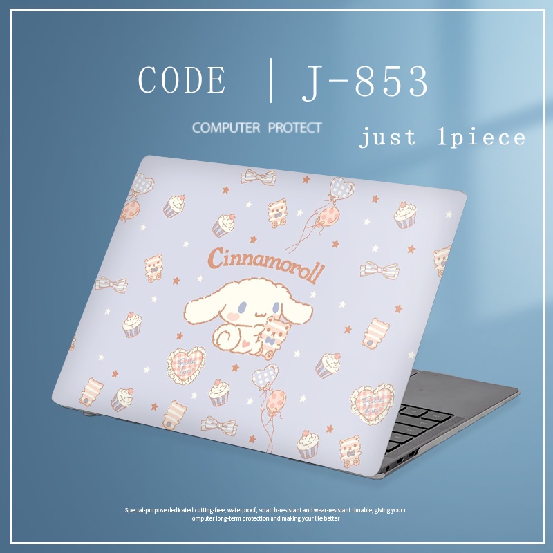 1pc Universal Bebas Potong COD Laptop Decals Colorful Cinnamoroll Marbel Laptop Decor Stiker Untuk DELL Presisi7720Inspiron G7 7588 G3 3779kulit Full Cover Sticker