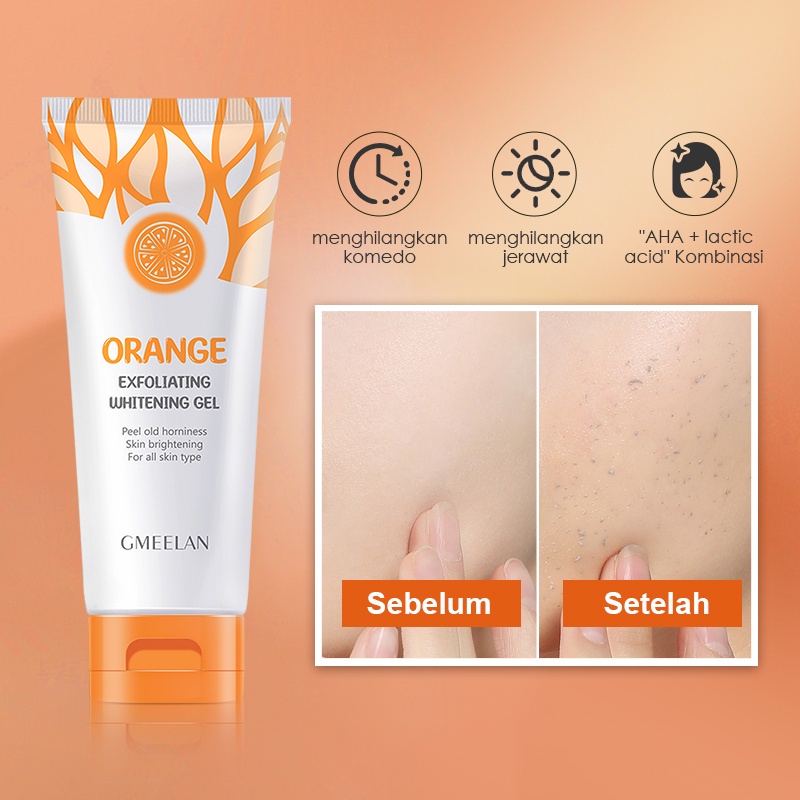 Jual Ready GMEELAN Blood Orange Whitening Peeling Gel Exfoliating Gel