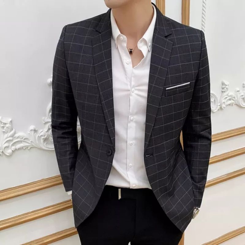 JAS PRIA/JAS FORMAL/JAS KANTOR PRIA/JAS RESMI MOTIF KOTAK