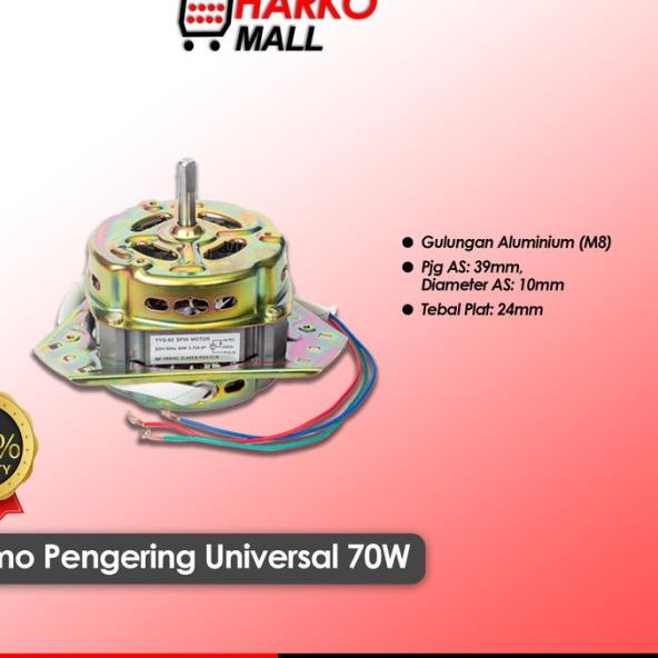Dinamo Mesin Cuci Pengering YYG 70W