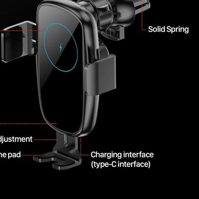 KiiP X5 Car Holder Qi Fast Wireless Charger 15W