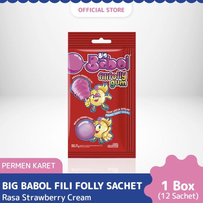 

Discount Big Babol Fili Folly Strawberry - 1 Box (isi 12 pcs) /PERMEN LUNAK/PERMEN VIRAL/PERMEN MILO/PERMEN YUPI/PERMEN JADUL/PERMEN KARET