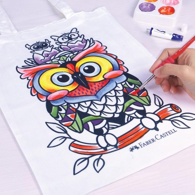 

Faber-Castell Creative Art Series Colour Your Own Totebag