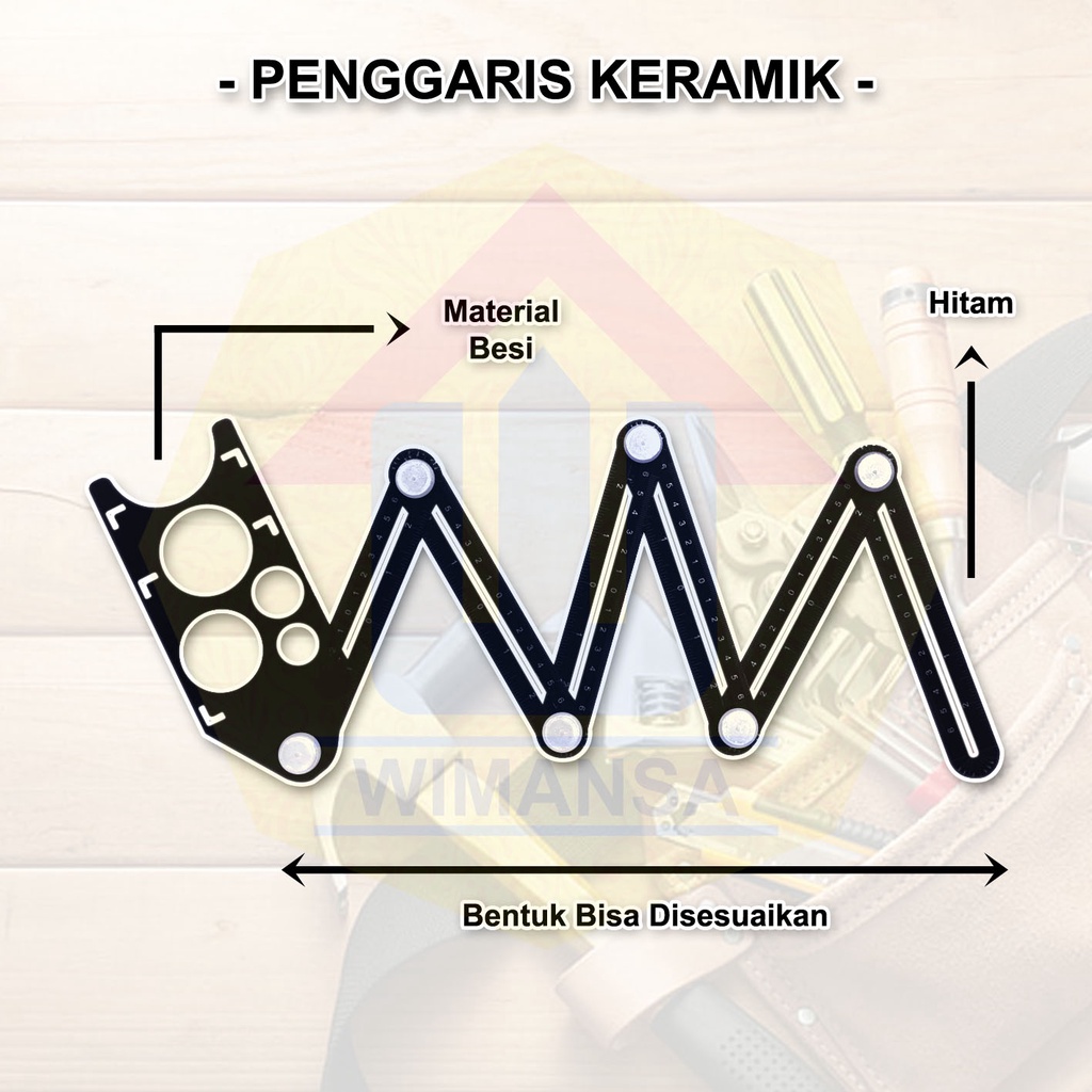 

PENGGARIS KERAMIK 6 SISI - ALAT UKUR TUKANG