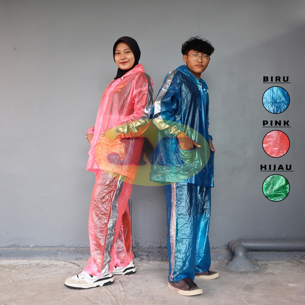 Jas Hujan Elmondo Jas Hujan Setelan Genesis 923 Raincoat Dewasa Jaket Celana Pria Wanita Murah Jas H