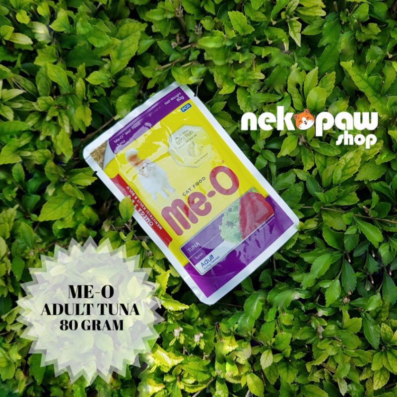 Meo Adult Tuna 80 gram| Pakan Basah Murah| Wet Food Murah| Pakan Kucing Laris