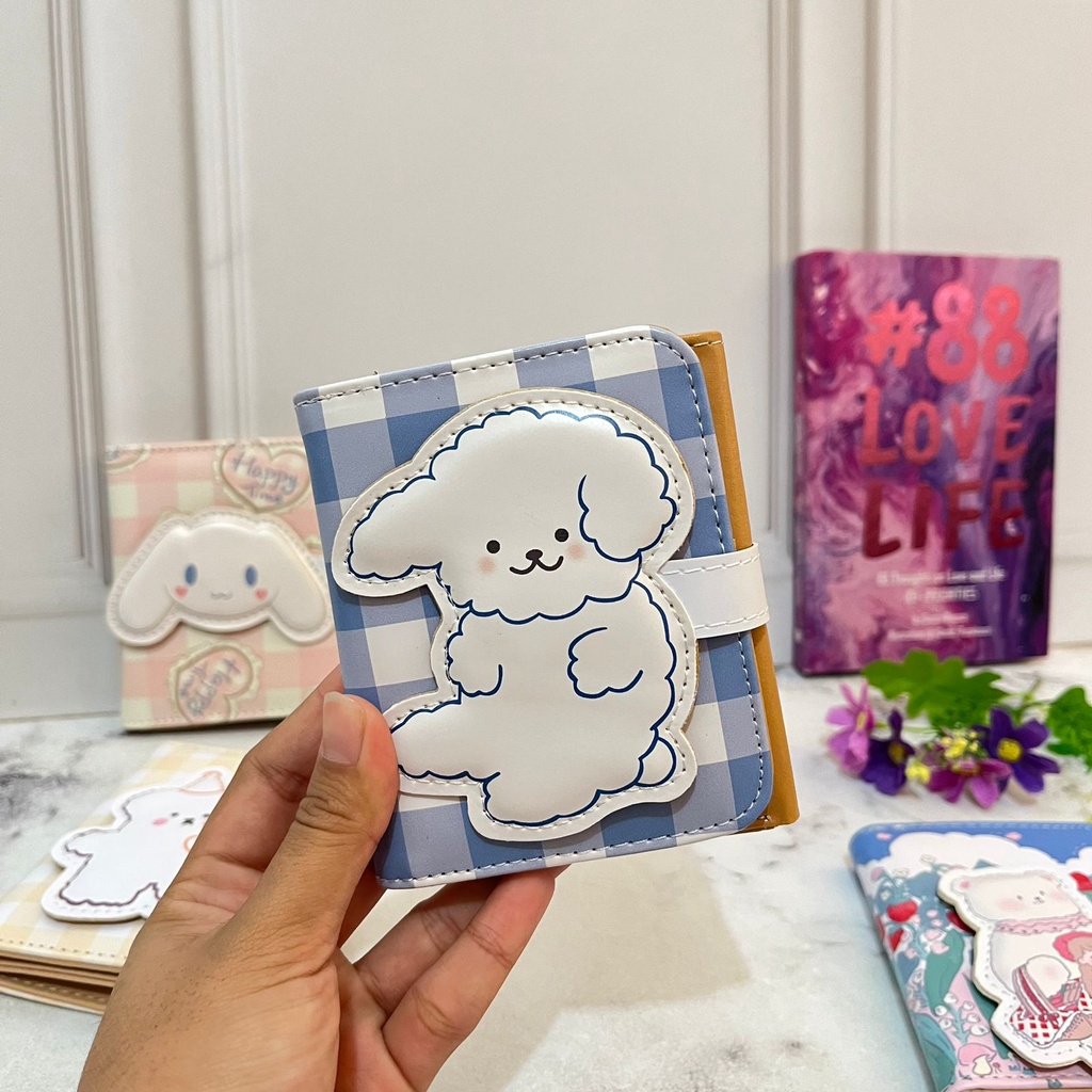DOMPET LIPAT BERUANG LONELY CLUB WALLET LIPAT SHIRO CINAMOROL TERMURAH MOTIF IMUT LUCU ADA 5 MOTIF B