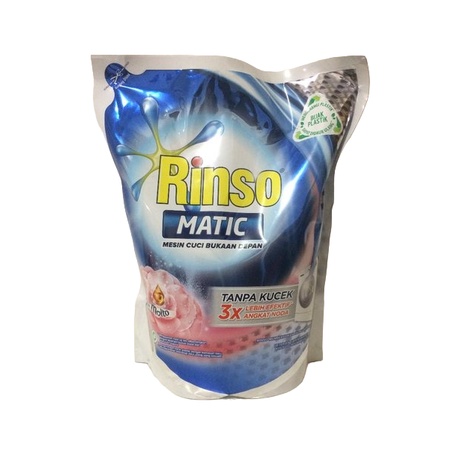 [DEASHOP] RINSO MATIC PROFESSIONAL - RINSO MATIC CAIR - DETERJEN CAIR BUKAAN DEPAN DAN ATAS 700 ML