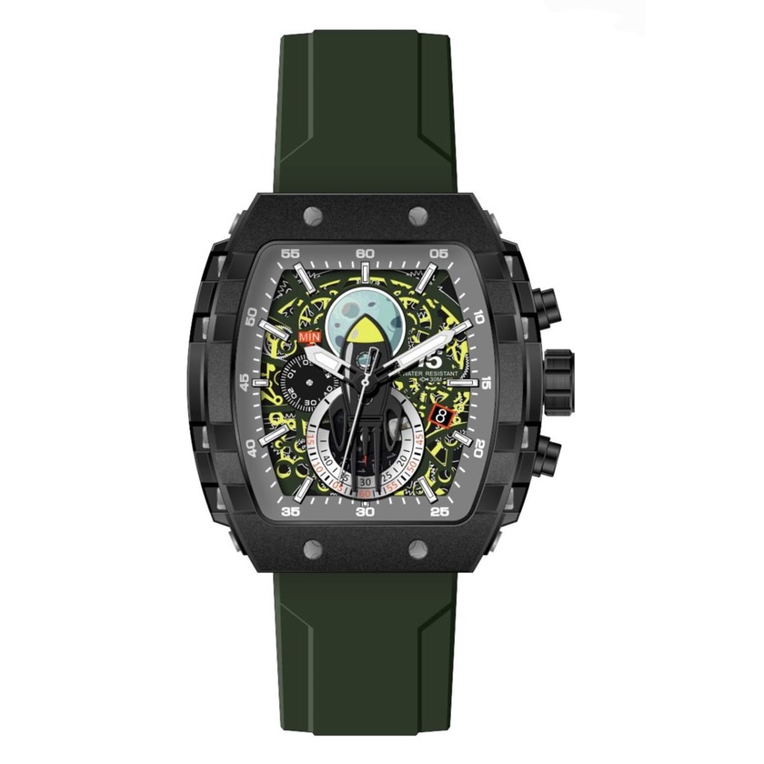 Jam Tangan Pria T5 H 3941G 3941 Original Tanggal Dan Chrono Aktif Tali Rubber Terbaru - COD - Best Seller