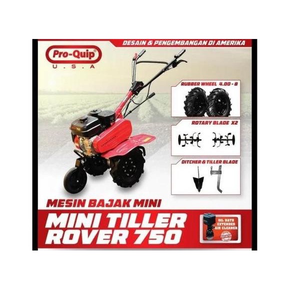 Mesin Bajak Mini Proquip Rover750 Mini Tiller Cultivator Proquip