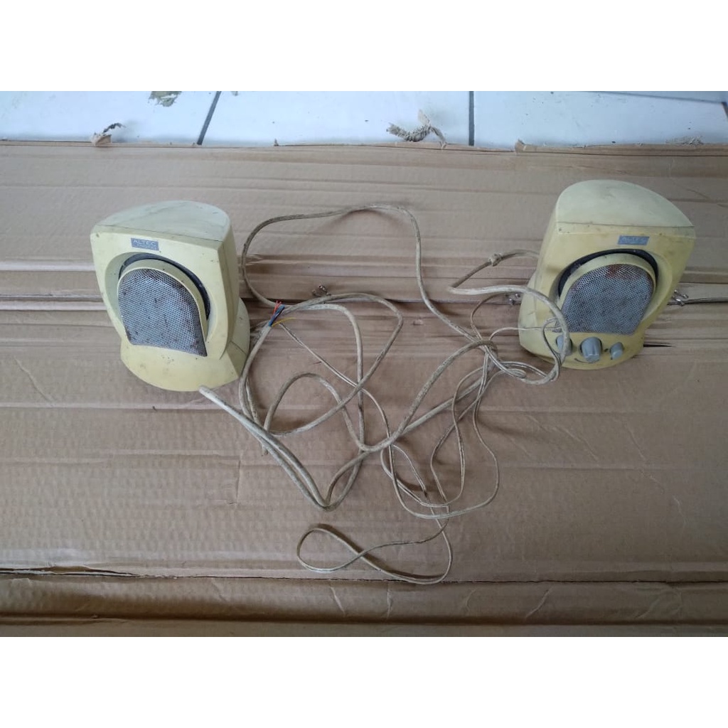 SPEAKER part altec lansing avs500 remot volume SURROUND satu speaker     ke subwoofer