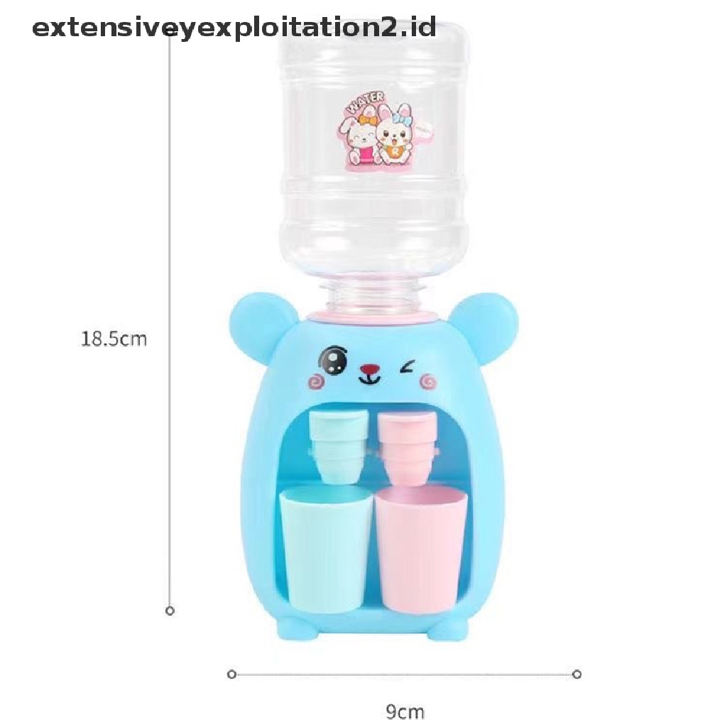 Mainan Simulasi Dispenser Air Mini Motif Kartun Untuk Anak