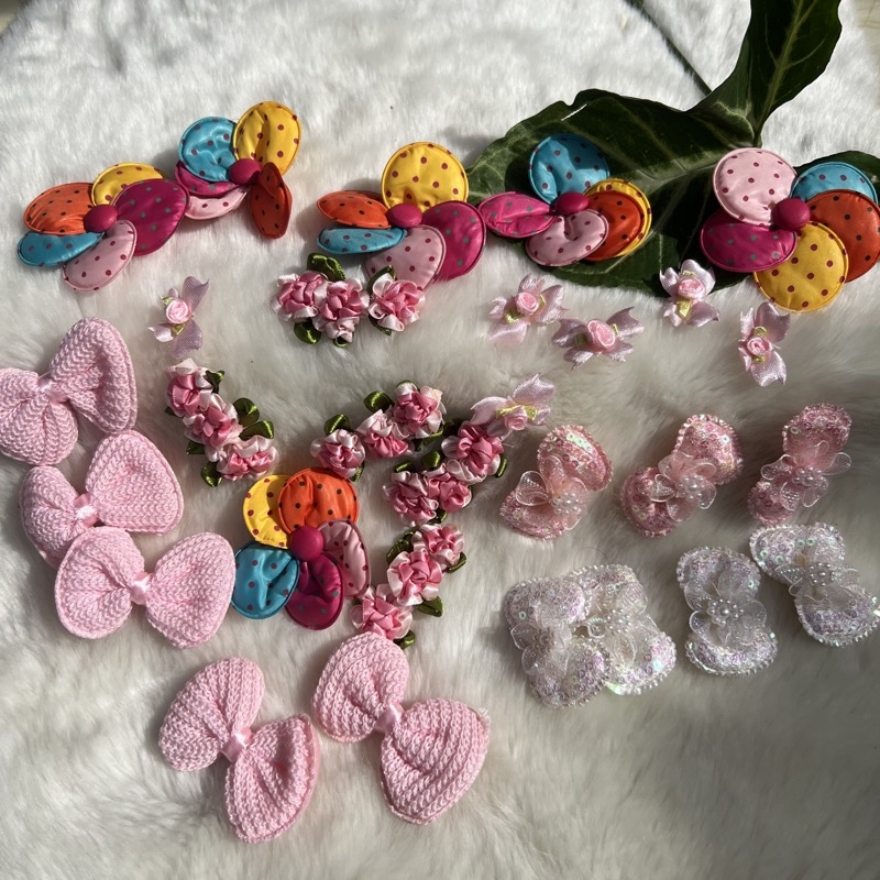 bunga tempel baju bunga 3D harga perbiji