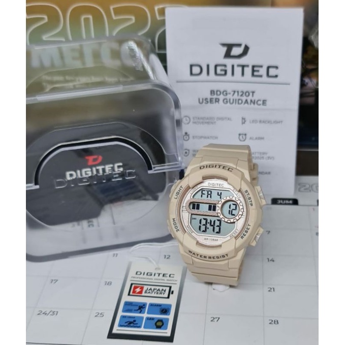 DG 7120T JAM TANGAN DIGITAL TERLARIS BISA OUTDOOR TERLARIS ANTI AIR DIGITEC 7120